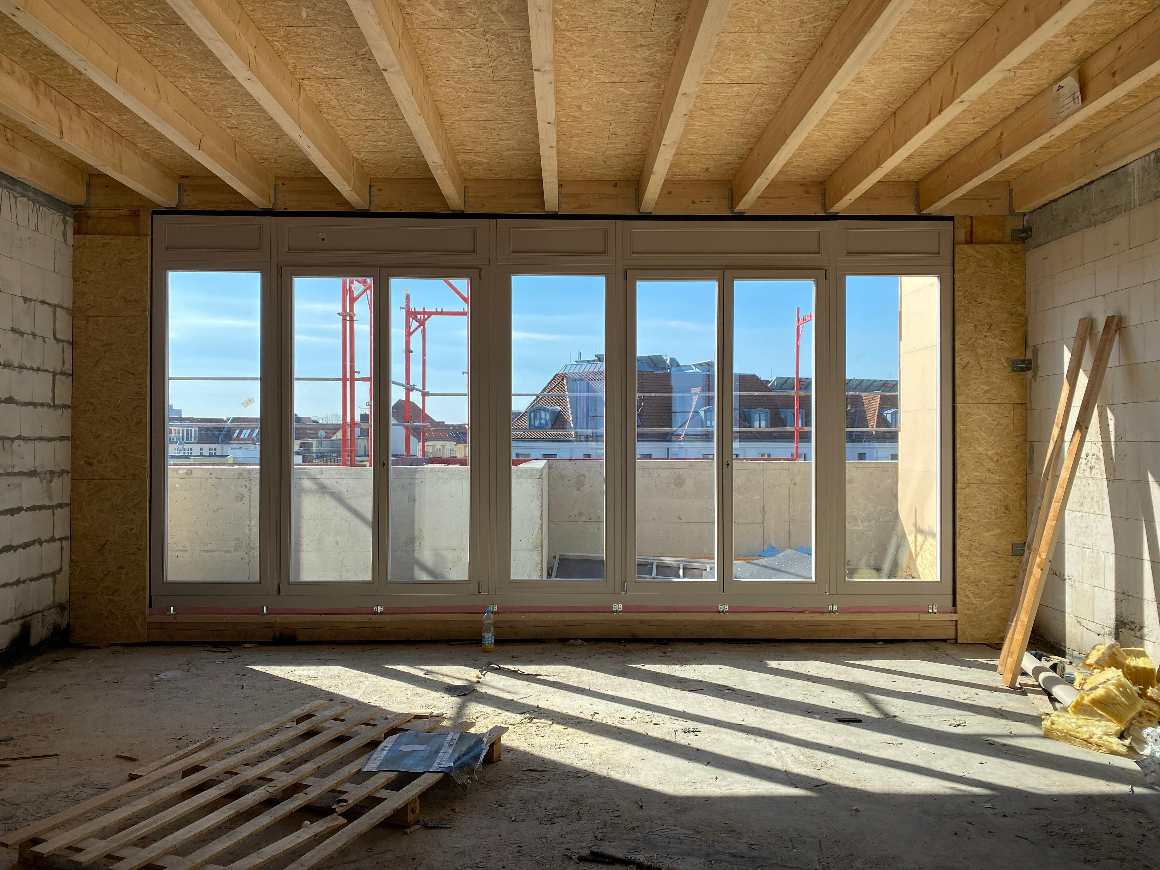 Holzfensteranlage am Kurfürstendamm